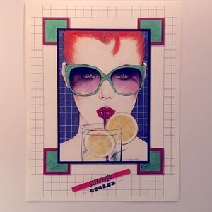 SUMMER COOLER Giclee print on premium paper